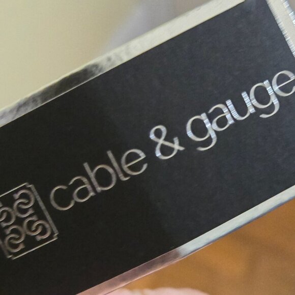 Cable & Gauge NWT Sequin Champaign Pencil Skirt Pull on Size L - Picture 6 of 10